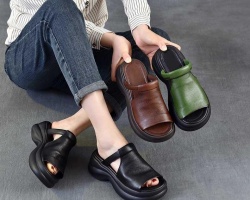 日本真皮涼鞋