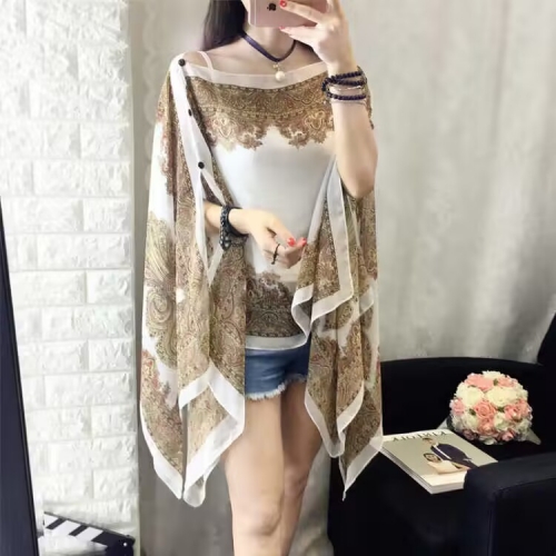 雪紡防曬披肩
